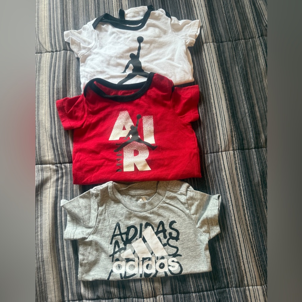 Air Jordan/Adidas Onesies